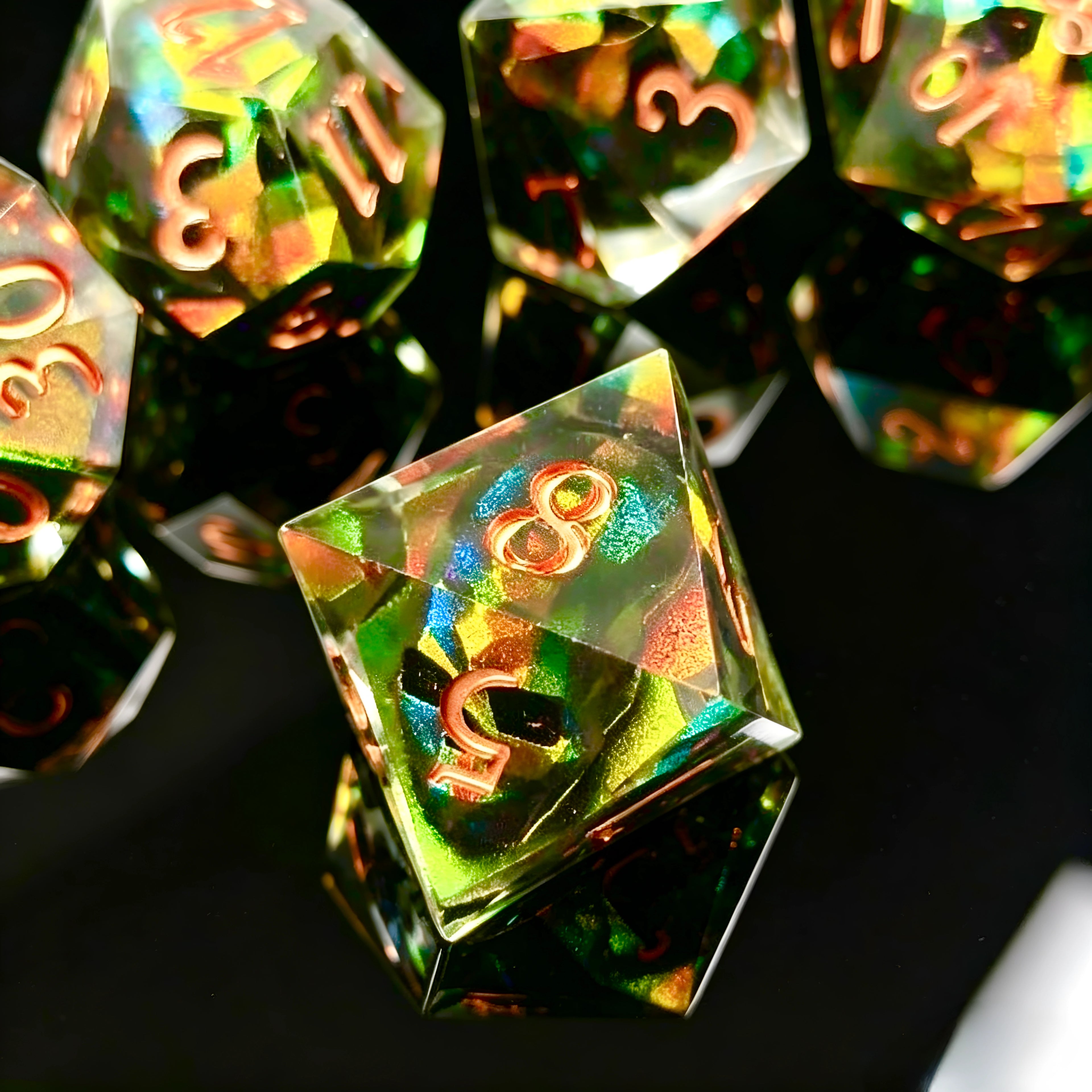 Death Mask – Scenic D&D Dice Set
