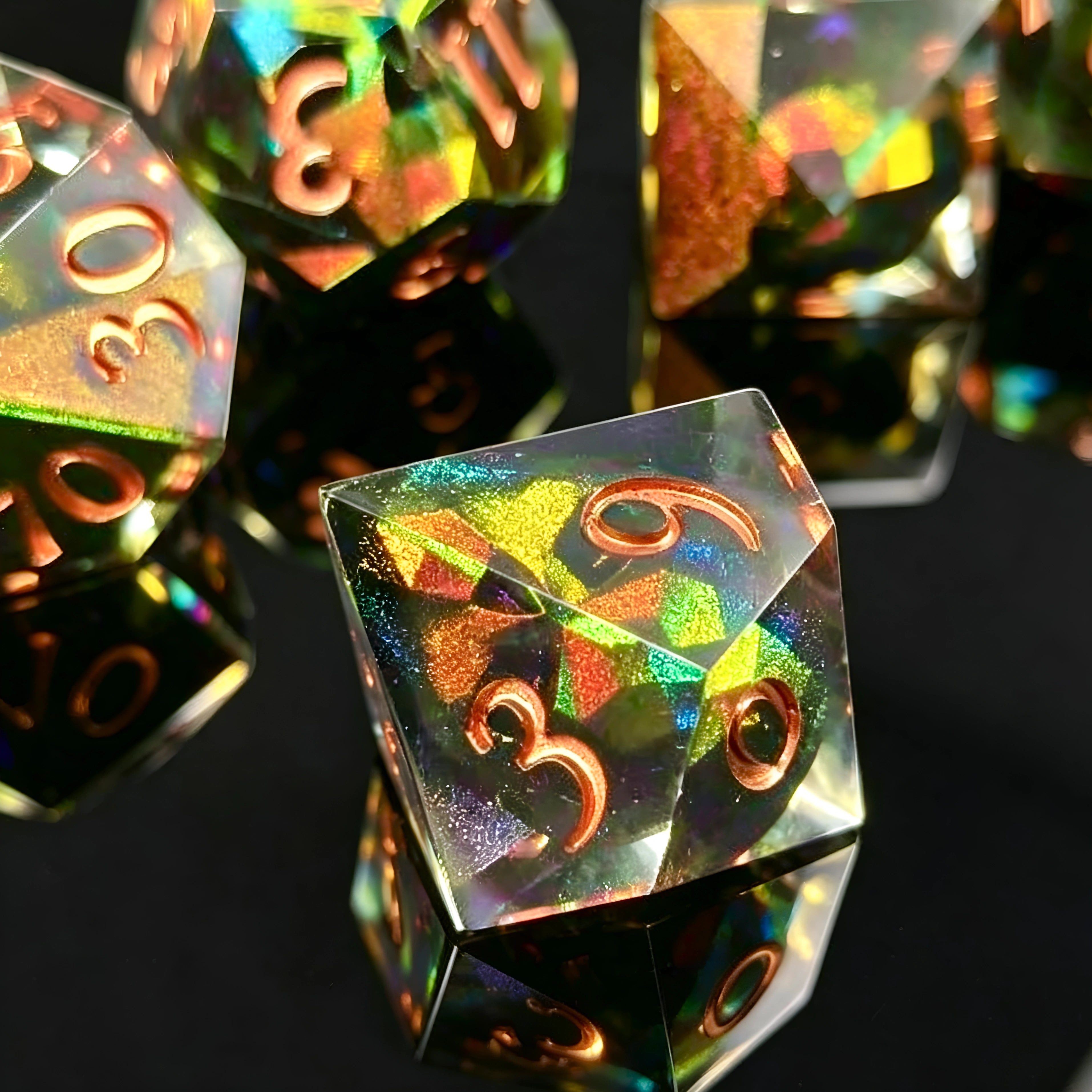 Death Mask – Scenic D&D Dice Set