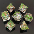 Flourishing Nature – Clear Sight D&D Dice Set