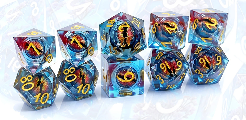 Freezing Stare – Floating Eye D&D Dice Set