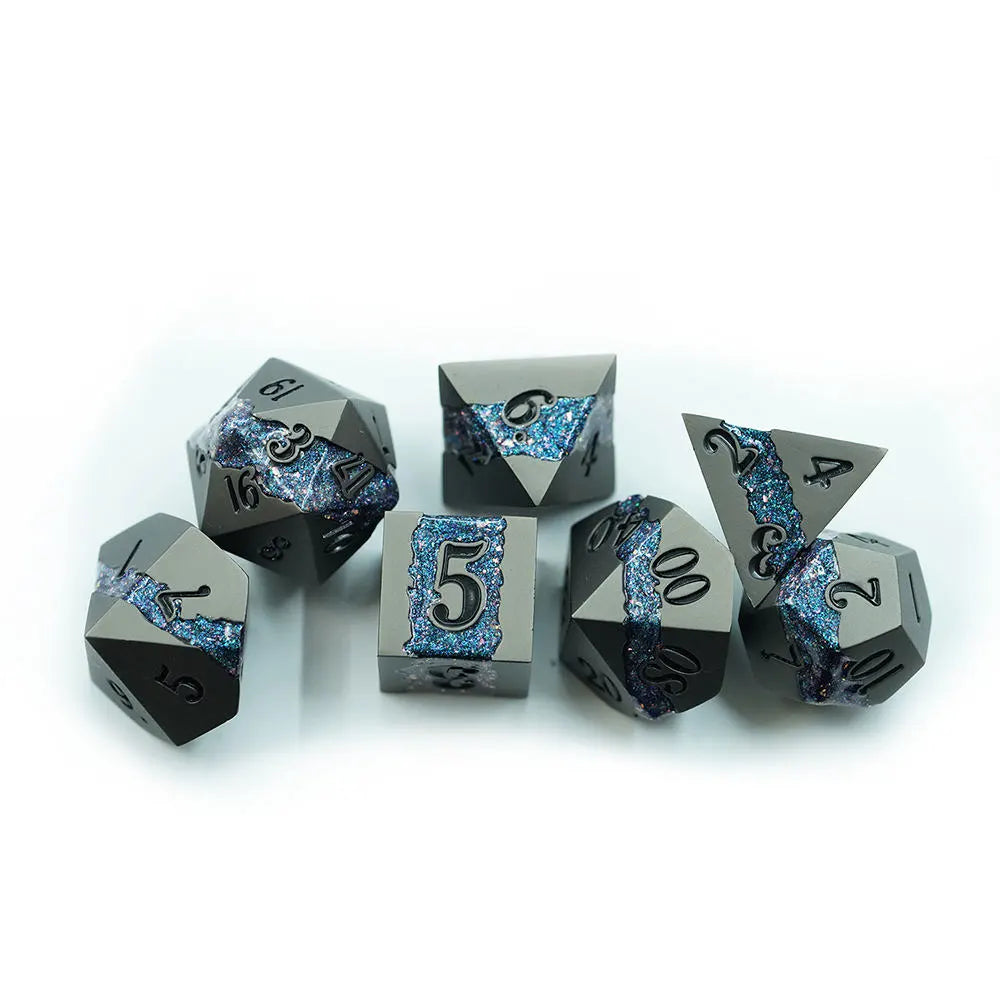 Dark Void Mist D&D dice set