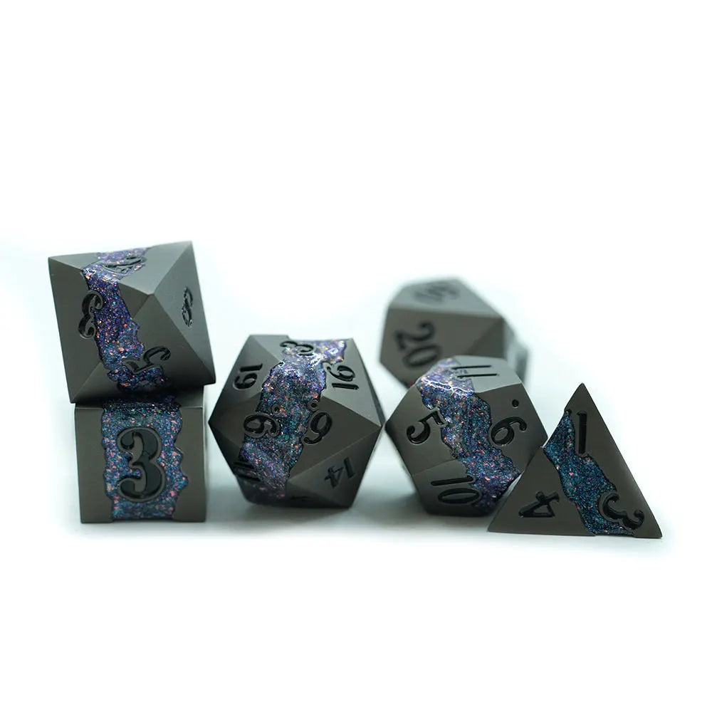 Dark Void Mist D&D dice set