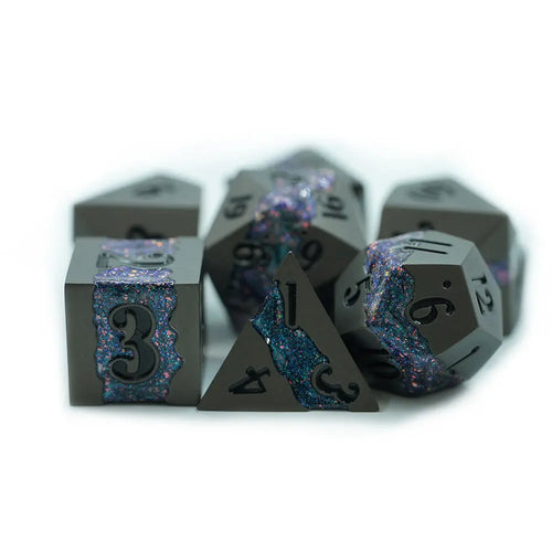 Dark Void Mist D&D dice set