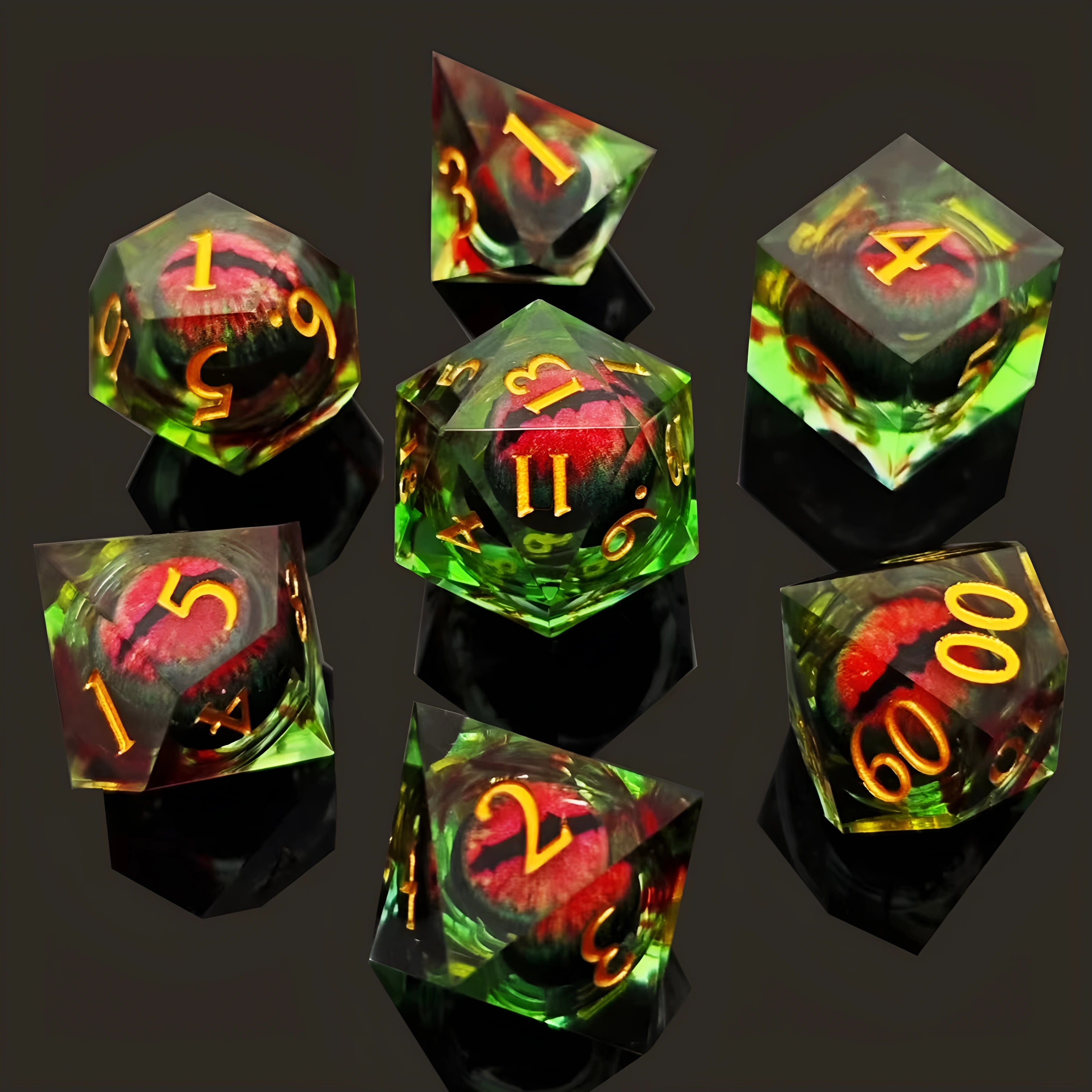 Lurking Predator – Floating Eye D&D Dice Set