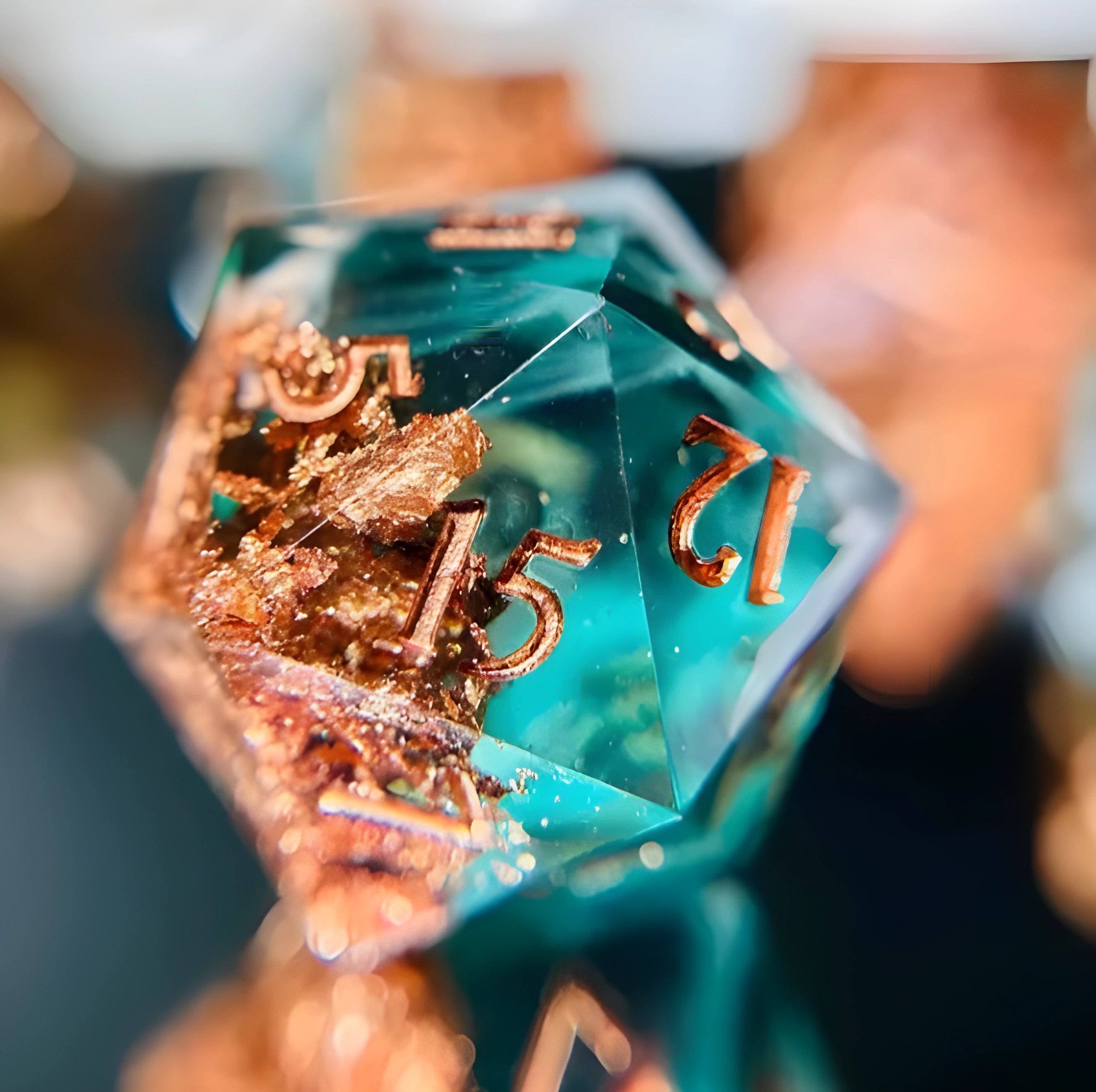 Two Golds – Golden Mix D&D Dice Set